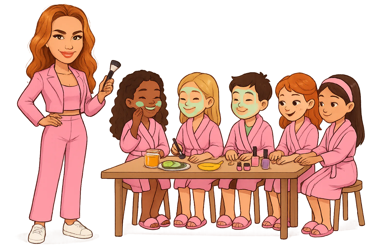 Kinder-Beauty-Geburtstag