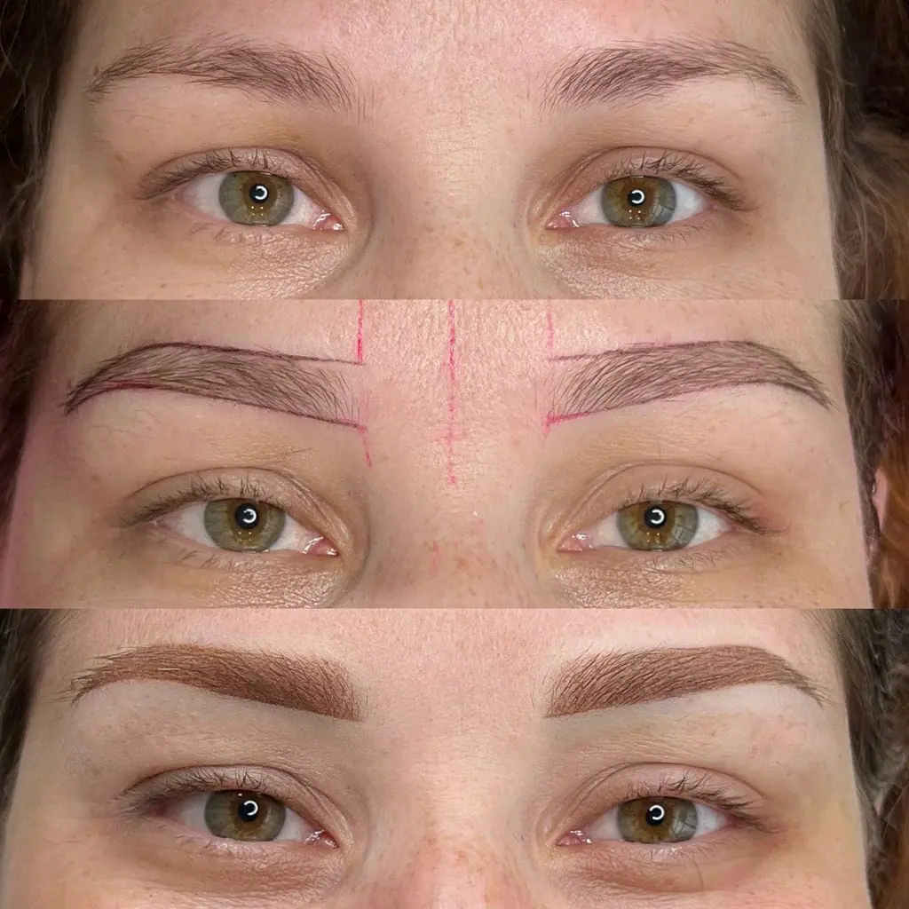 Powderbrows Permanent Make-up bei Dammbeauty Langerwehe — natürlich wirkende Augenbrauen